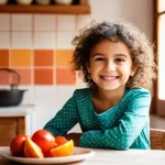 초등학교 입학 준비 - **"Morning Routine in a Spanish Home"**
    A warm, brightly lit kitchen in a Spanish-style home. Th...